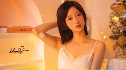 高清性感短发美女