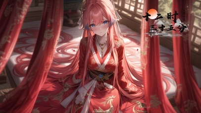 雪墨壁纸丨心海丨红嫁衣丨