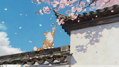 屋顶猫咪