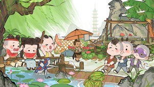 吃瓜孩童