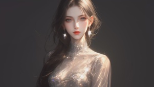 薄纱浪漫清纯气质美女唯美治愈
