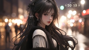 夜市美女