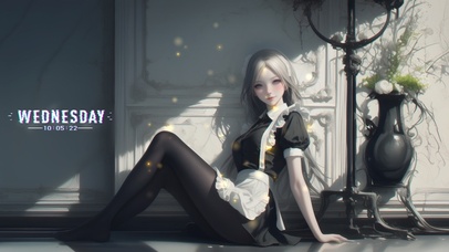 她的微笑像夜空中的星光