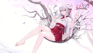 樱花秋千女孩