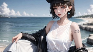 海边女孩