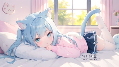 可爱治愈猫耳萝莉