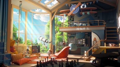 温馨的午后房间