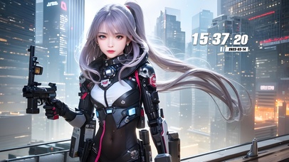 帅气机甲美少女