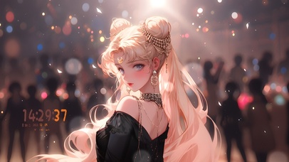 桃花闪闪美少女