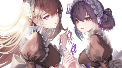 4K性感清纯女仆姐妹