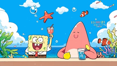 海绵宝宝的夏日派对