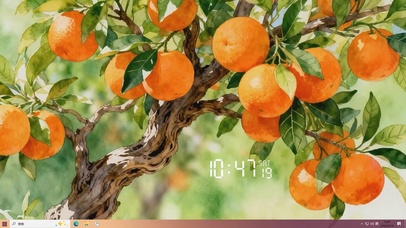 简约树枝桌面主题