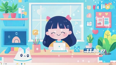 小清新桌面主题