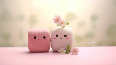 治愈系呆萌石头人