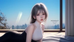 甜美女孩