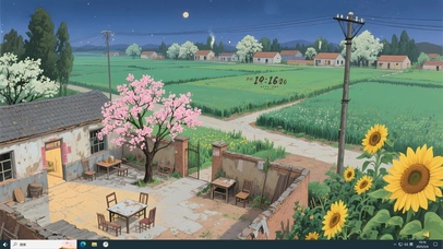 童年怀旧乡村小院