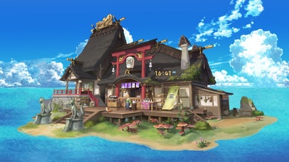 4K唯美治愈日系海岛木屋商店