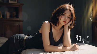 忧郁气质美女