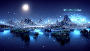 唯美治愈星月夜