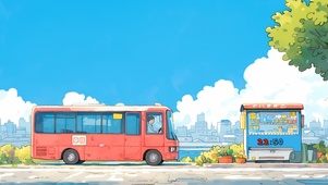 治愈 公交车