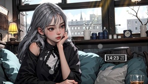 4k氛围感少女