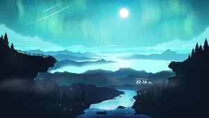 极光夜晚