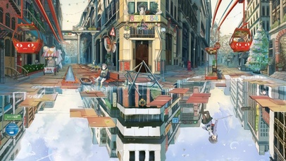 4K治愈清凉夏日街道