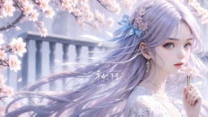 4k樱花女孩