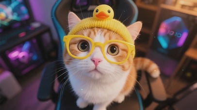 超级可爱桌宠猫咪