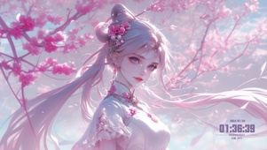 桃花笑春风