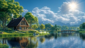 治愈户外阳光木屋