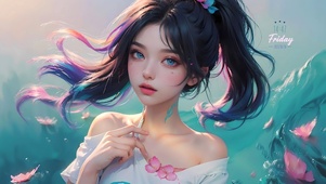 梦幻鎏金少女