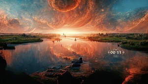 奇幻夕阳