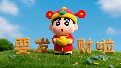 新的一年都发财