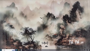 古风山水水墨壁纸-桌面主题