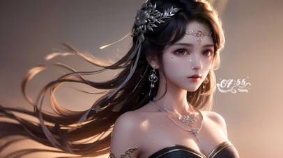 4k超美古风美女