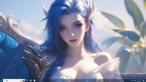 高冷游戏女神主题