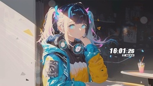 动漫耳机女孩