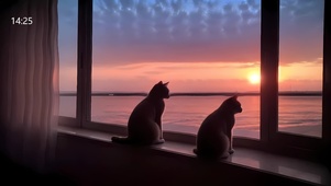 一起看夕阳