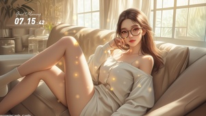 宛如被春风轻拂过桃花