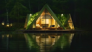 夜间治愈系小屋