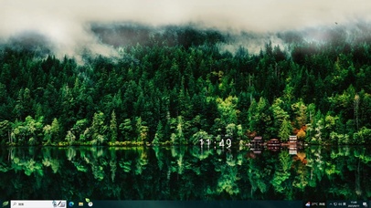 护眼绿树—【主题桌面】