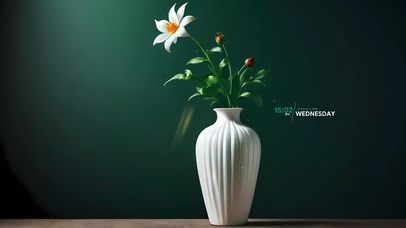 4k简约鲜花
