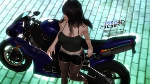 酷炫机车少女