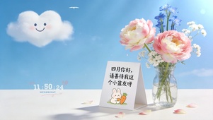 四月~请善待我。