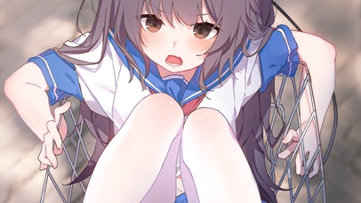 自行车上的少女