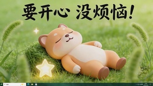 要开心没烦恼桌面主题