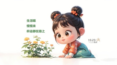 生活嘛慢慢来好运在路上