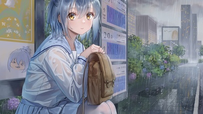 雨天少女
