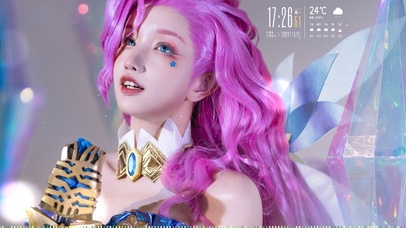4K清纯cos美少女(美女动态壁纸) - 动态壁纸下载 - 元气壁纸
